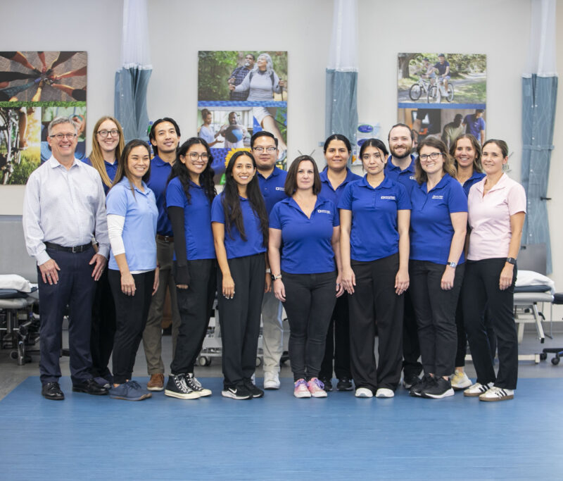 Therapists at the Henry Mayo Newhall Hospital's Golden Valley Physical Therapy Clinic were present during the open house on Wednesday, Oct. 7, 2026. Habeba Mostafa/ The Signal