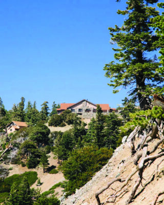 Top of the Notch Restaurant is located at the top of chair 1 and offers a beautiful view. Photo courtesy Mt. Baldy Resort