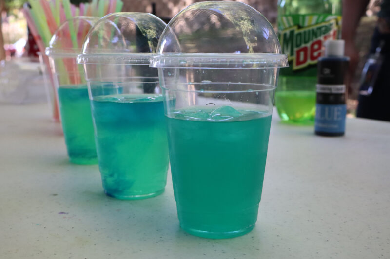 Chug Jugs, a popular drink from Fortnite, sits on display at the Teen FanFest at the Canyon Country Jo Anne Darcy Library in Canyon Country, Calif., Friday, Oct. 9, 2026. Kamryn Martell/The Signal