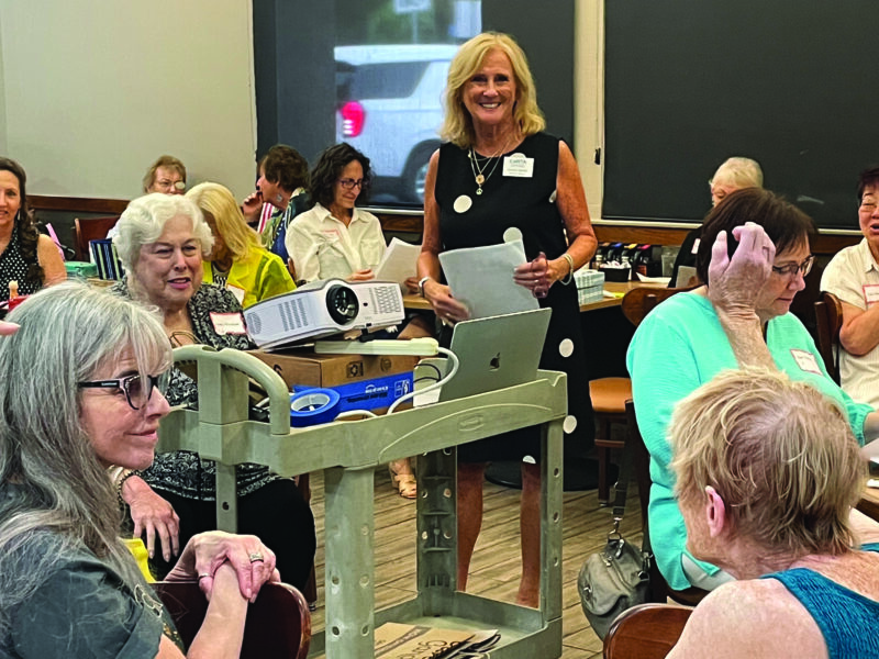 Susan Dixon, former president of the California Retired Teachers Association, was the guest speaker at the local chapter’s fall luncheon. Courtesy photo.