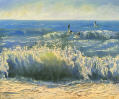 "Rising with the Tide" by Carmen Lamp.