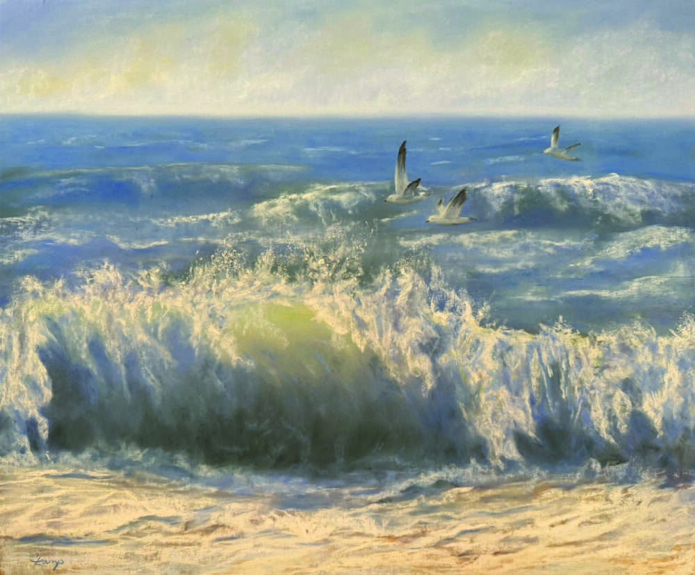 "Rising with the Tide" by Carmen Lamp.