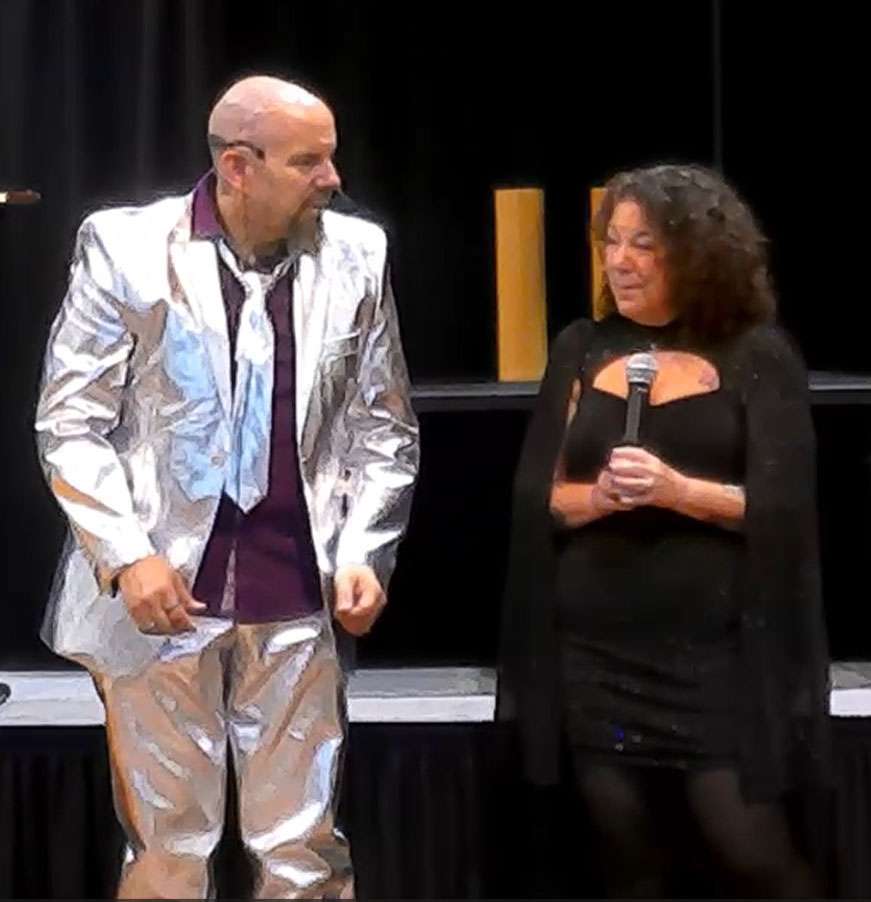 David Rabotnick and Robyn Rabotnick at the "Conjuring for a Cure" event at The Centre in Santa Clarita, Calif., Sunday, Oct. 11, 2026. Courtesy photo of David Rabotnick.