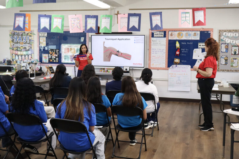 Attendees listen to a class at the Our Lady of Perpetual Help's Health Fair at OLPH in Newhall, Calif., Sunday, Oct. 18, 2026. Kamryn Martell/The Signal