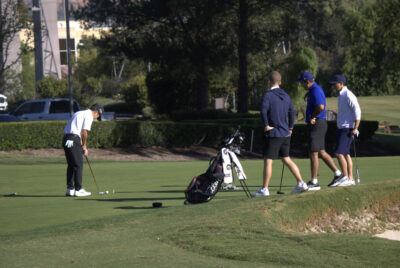Attendees watching someone finish their game the Valencia Country Club in Valencia, Calif., Thursday, Oct, 19, 2026. Audrey De Laura/The Signal