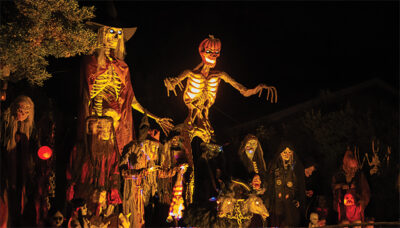 The Witch City yard display is located at 25420 Via Jardin and is available to view from 7 p.m. to 11 p.m. Katherine Quezada/The Signal