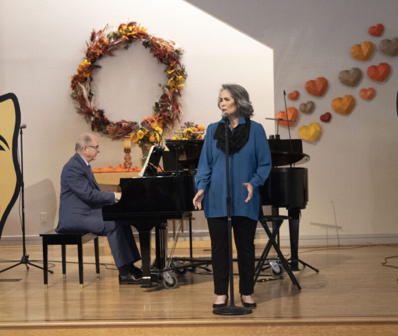 Cathy Woo performs 'Stars and the Moon' from 'Songs for a New World' with Steven Applegate on piano at Santa Clarita Master Chorale's 'One Night Only' at Valencia United Methodist Church in Valencia, Calif', Sunday, Oct, 25. 2026 Audrey De Laura/The Signal