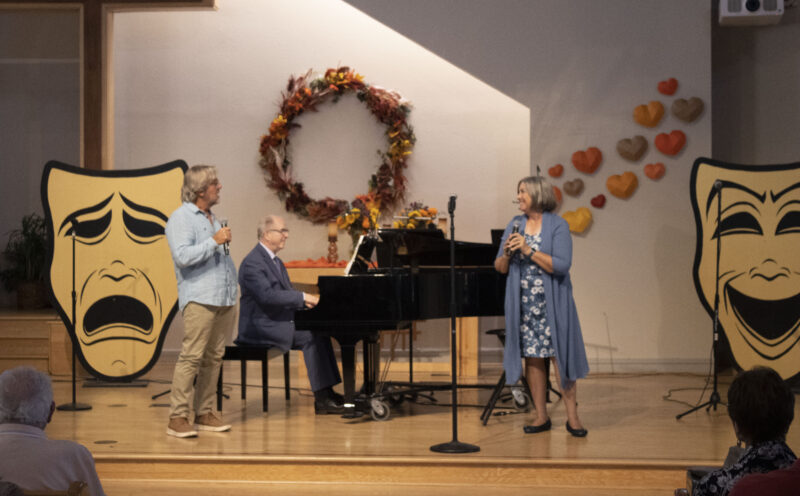 Bob Joyce and Janet Hedke performing 'People Will Say We're In Love' from 'Oklahoma!' with Steven Applegate on piano at Santa Clarita Master Chorale's 'One Night Only' at Valencia United Methodist Church in Valencia, Calif', Sunday, Oct, 25. 2026 Audrey De Laura/The Signal