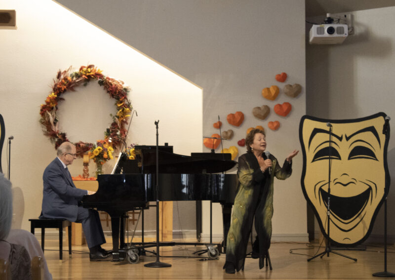 Gail Hart performs 'Send in the Clowns' from 'A Little Night Music' with Steven Applegate on piano at Santa Clarita Master Chorale's 'One Night Only' at Valencia United Methodist Church in Valencia, Calif', Sunday, Oct, 25. 2026 Audrey De Laura/The Signal