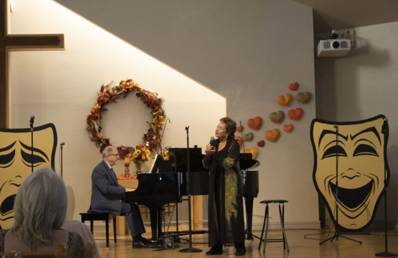 Gail Hart performs 'Send in the Clowns' from 'A Little Night Music' with Steven Applegate on piano at Santa Clarita Master Chorale's 'One Night Only' at Valencia United Methodist Church in Valencia, Calif', Sunday, Oct, 25. 2026 Audrey De Laura/The Signal